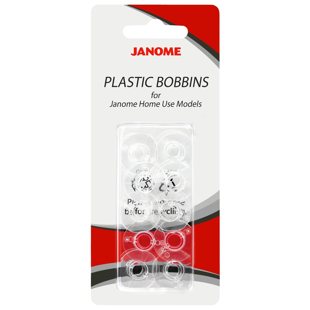 Janome - Class 15 Clear Bobbins 10pkg